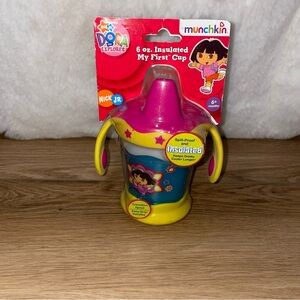 Vtg 2004 Munchkin Dora Explorer 6oz Insulated My First Cup NOS NEW
